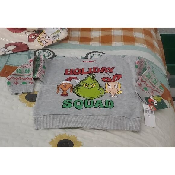 NWT DR SUESS THE GRINCH TODDLER LS SHIRT - Picture 5 of 10